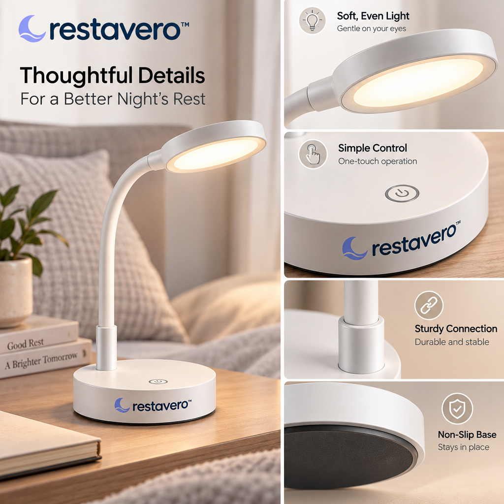 restavero™ Bedside Reading Light — Product gallery image 5