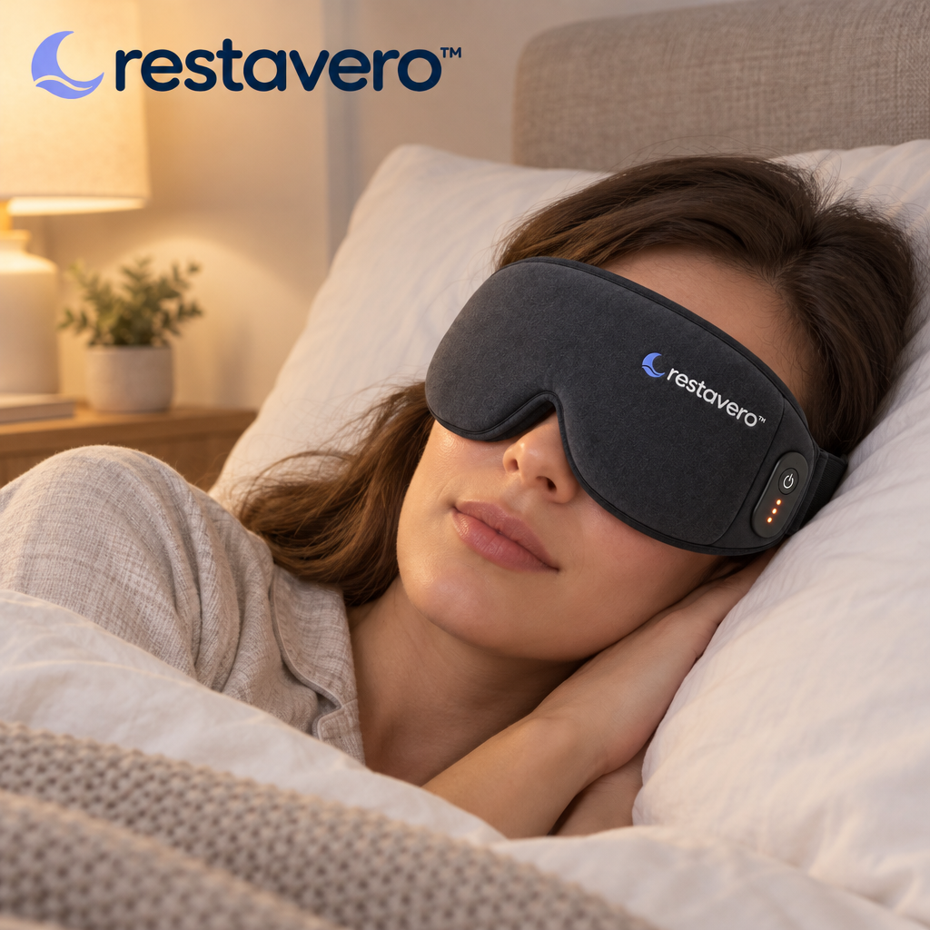 restavero™ Heated Sleep Eye Mask — Product gallery image 3