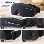 restavero™ Heated Sleep Eye Mask — Product gallery image 5