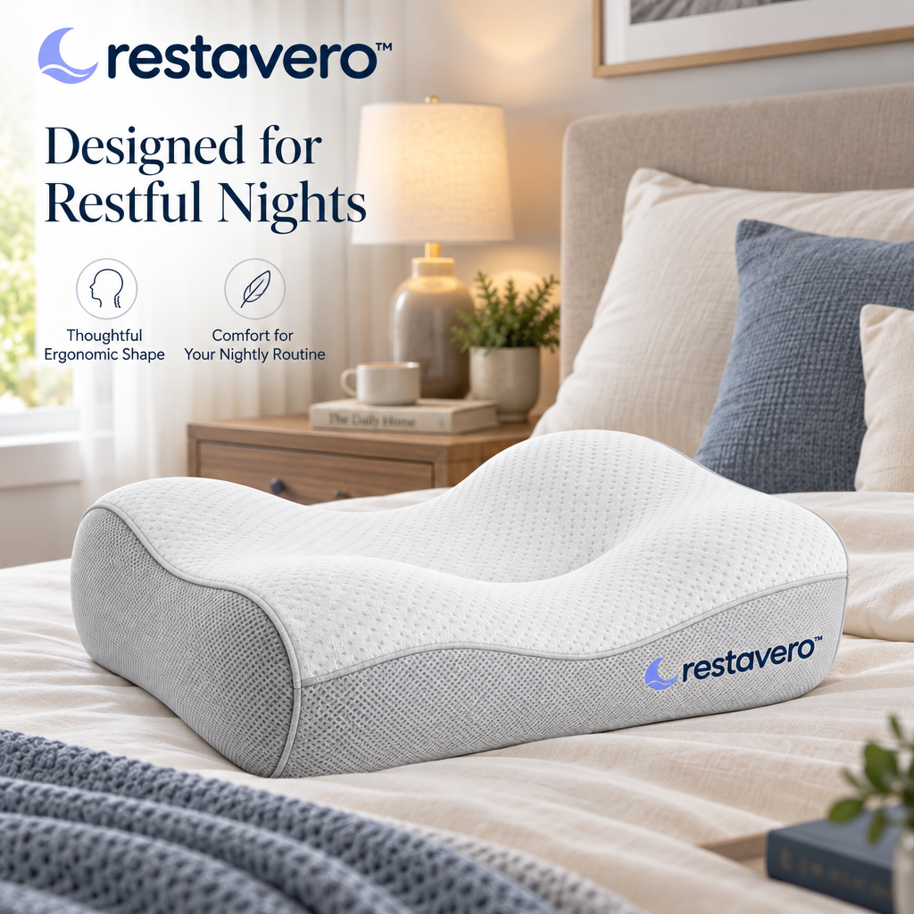 restavero™ Neck Support Sleep Pillow — Product gallery image 4