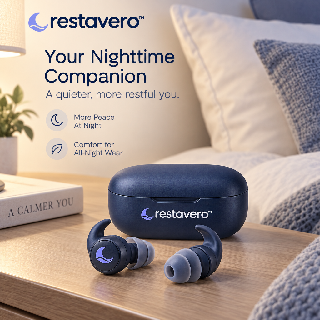 restavero™ Noise-Reducing Sleep Earplugs — Product gallery image 4