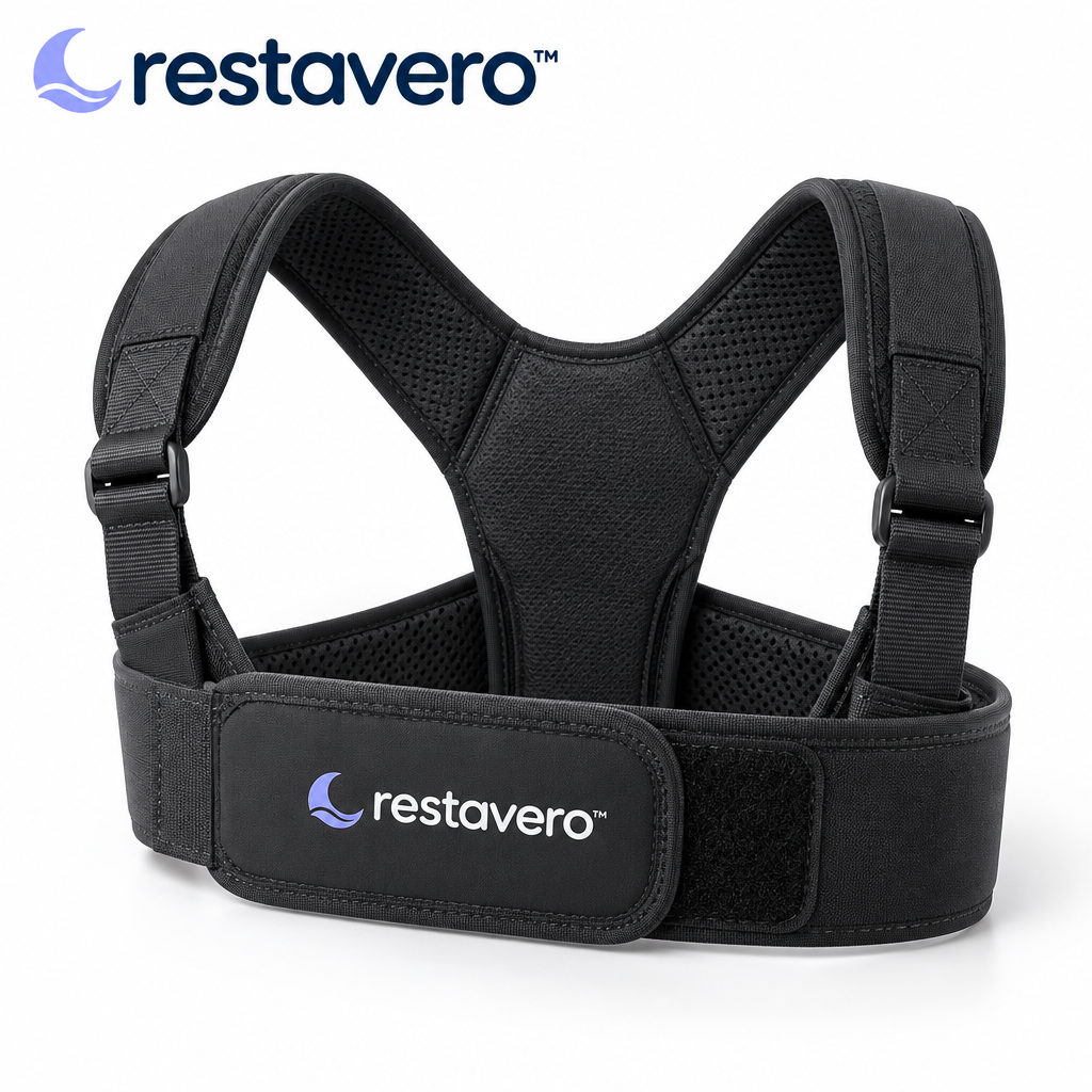 restavero™ Sleep Posture Correction Strap — White background product image