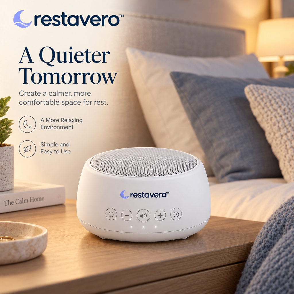 restavero™ White Noise Sleep Machine — Product gallery image 2